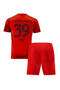 Fotbalové Dres Bayern Munich Mathys Tel #39 Dětské Domácí Oblečení 2024-25 Krátký Rukáv (+ trenýrky)